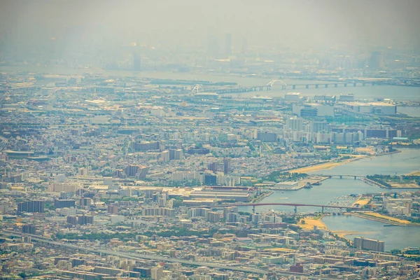 Rokko Garden Terrace 'dan bir sahne. Çekim yeri: Kobe şehri, Hyogo Bölgesi