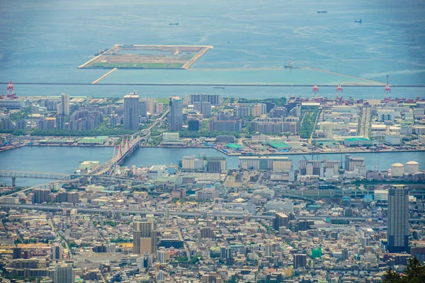 Rokko Garden Terrace 'dan bir sahne. Çekim yeri: Kobe şehri, Hyogo Bölgesi
