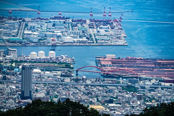 Paesaggio Rokko Garden Terrace Luogo Delle Riprese Kobe City Hyogo — Foto Stock