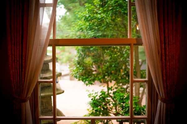 Retro Western Architecture Window Shooting Location Kobe City Hyogo Pref — Fotografia de Stock