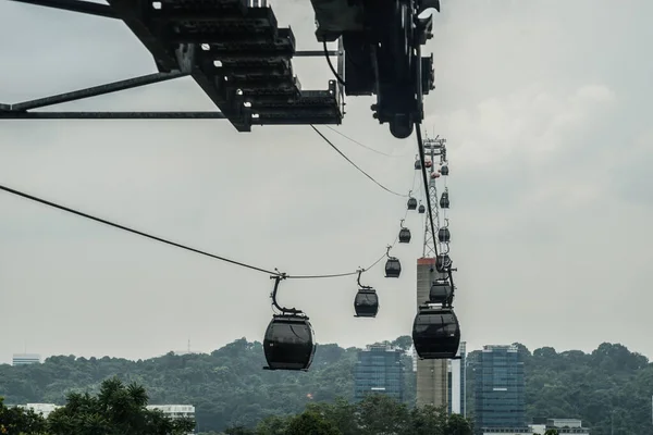 Singapore Cable Car Sentosa Island Shooting Location Singapore — ストック写真