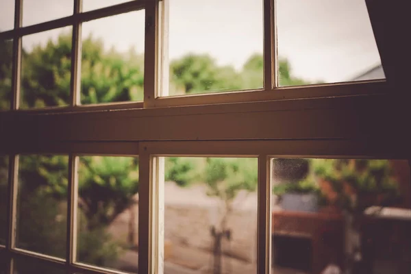 Retro Western Architecture Window Shooting Location Kobe City Hyogo Pref — Stockfoto