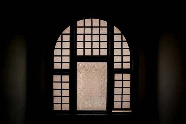 Retro Western Architecture window. Shooting Location: Kobe city, Hyogo Pref