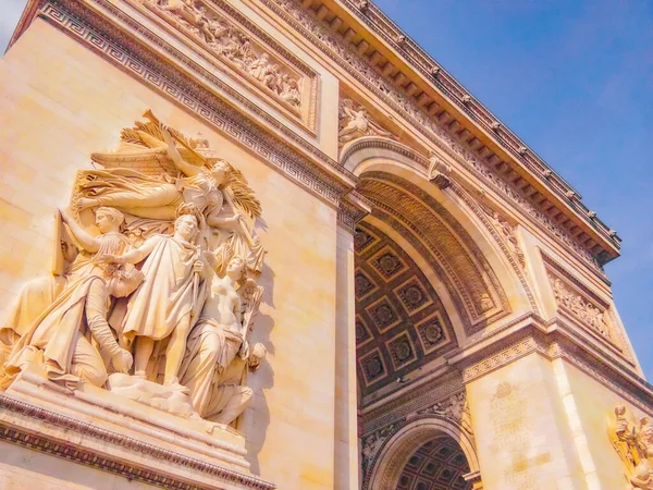 Etoile Arc Triomphe Franciaország Párizs Lövöldözés Helye Franciaország Párizs — Stock Fotó