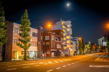 Ogikubo cityscape night view. Shooting Location: Suginami-ku, Tokyo