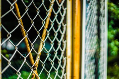 Image of iron fence. Shooting Location: Nishi -ku, Yokohama
