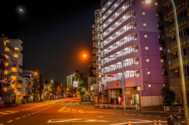 Ogikubo cityscape night view. Shooting Location: Suginami-ku, Tokyo