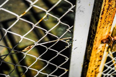 Image of iron fence. Shooting Location: Nishi -ku, Yokohama