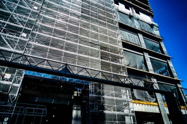 High -rise building construction site. Shooting Location: Nishi -ku, Yokohama