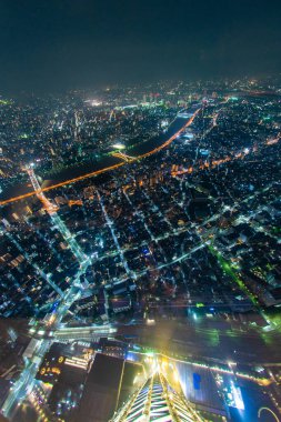 Tokyo cityscape (photographed from Tokyo Sky Tree). Shooting Location: Sumida -ku, Tokyo
