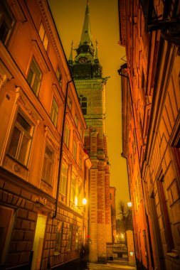The streets of Scandinavian Stockholm. Shooting Location: Sweden, Stockholm