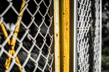 Image of iron fence. Shooting Location: Nishi -ku, Yokohama
