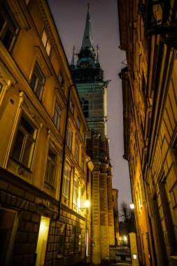 The streets of Scandinavian Stockholm. Shooting Location: Sweden, Stockholm