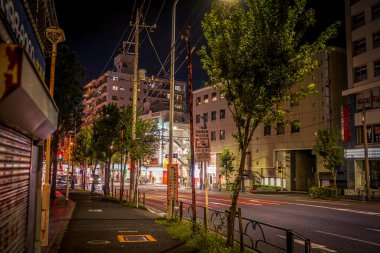 Ogikubo cityscape night view. Shooting Location: Suginami-ku, Tokyo