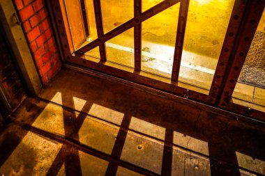 Western architectural window frame. Shooting Location: Sweden, Stockholm