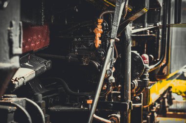 SL steam locomotive (East Collection Park). Shooting Location: Setagaya-ku, Tokyo