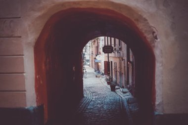 Stockholm alley (Sweden). Shooting Location: Sweden, Stockholm