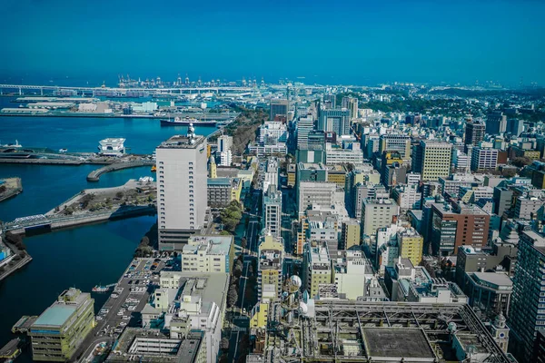 Yokohama Minato Mirai Torre Yokohama Kitanaka Ubicazione Delle Riprese Naka — Foto Stock