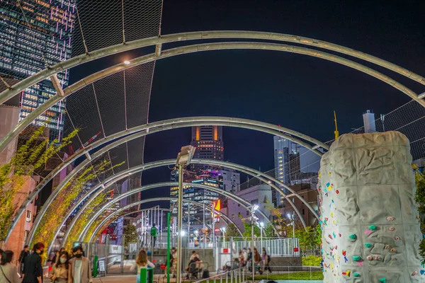 Night View Miyashita Park Shibuya Ward Shooting Location Shibuya Tokyo — Fotografia de Stock