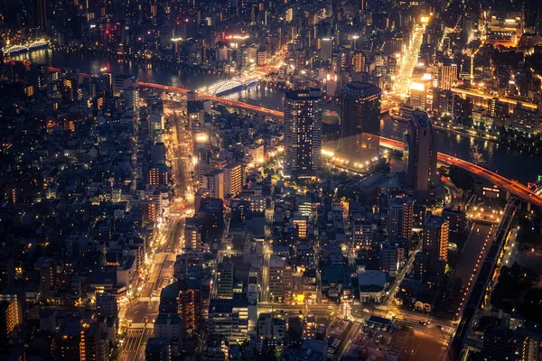 Tokyo Cityscape Photographed Tokyo Sky Tree Shooting Location Sumida Tokyo — Foto de Stock