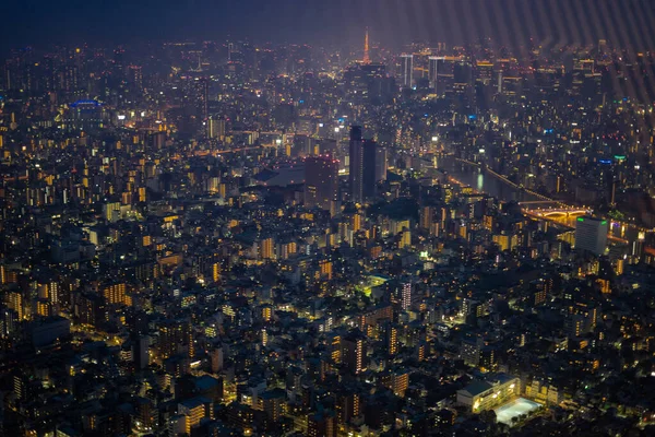 Tokyo Cityscape Photographed Tokyo Sky Tree Shooting Location Sumida Tokyo — Foto de Stock