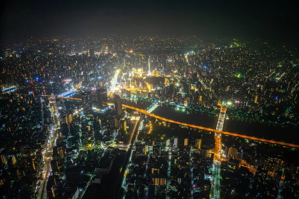 Tokyo Cityscape Photographed Tokyo Sky Tree Shooting Location Sumida Tokyo — ストック写真