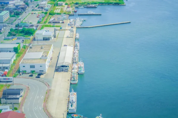 Akita Port Blue Sky Shooting Location Akita — Foto Stock