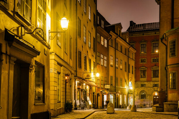 The streets of Scandinavian Stockholm. Shooting Location: Sweden, Stockholm