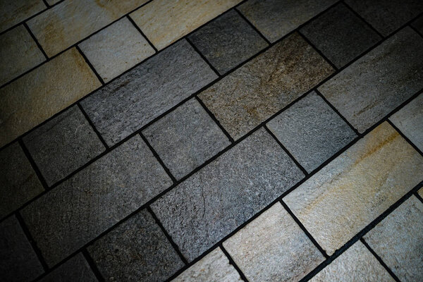 Brick tile floor. Shooting Location: Yokohama-city kanagawa prefecture