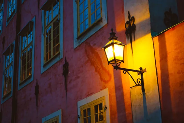 Street Lamps Europe Shooting Location Sweden Stockholm — Zdjęcie stockowe
