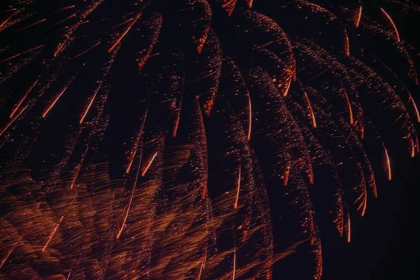 Summer Fireworks Abstract Photo Shooting Location Nishi Yokohama — Zdjęcie stockowe