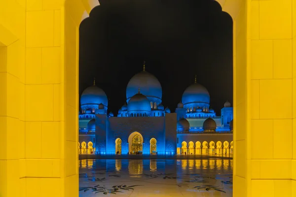 Shake Said Grand Mosque Uae Shooting Location Abu Dhabi — стокове фото