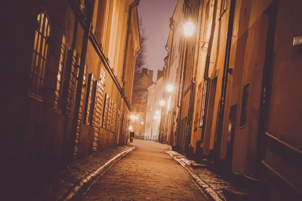 Streets Scandinavian Stockholm Shooting Location Sweden Stockholm — Φωτογραφία Αρχείου