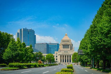 Parlamento Salonu (Chiyoda -ku, Tokyo). Çekim Konumu: Chiyoda Koğuşu, Tokyo