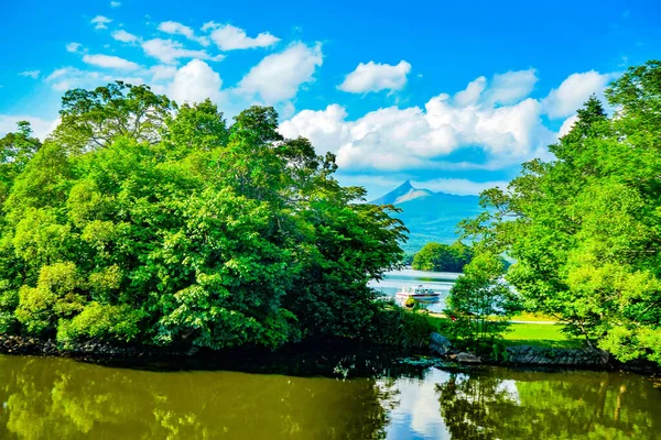 Summer Onuma Country Set Park Umístění Střelby Hokkaido — Stock fotografie