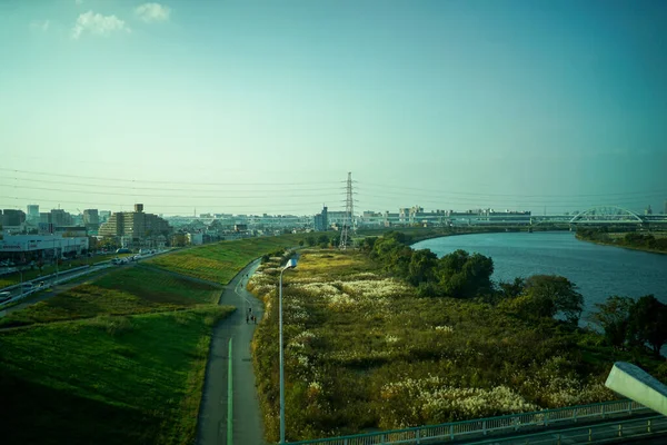 Arakawa Tokio Paisaje Urbano Ubicación Del Disparo Adachi Tokyo — Foto de Stock