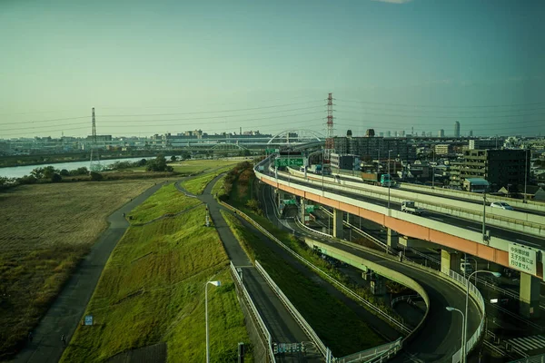 Adachi Wards Stadsbild Skytteläge Adachi Tokyo — Stockfoto