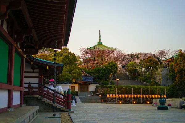 Kodomiyama Schemering Schietplaats Kanagawa Yokohama — Stockfoto