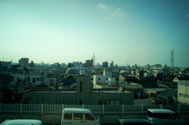 Adachi Ward 'un şehri. Çekim yeri: Adachi-ku, Tokyo