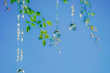 Yazın gökyüzünün ve mücevherlerin resmi. Çekim yeri: Nishi -ku, Yokohama