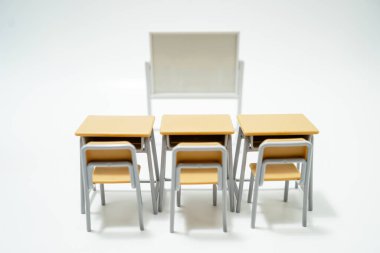 Sınıf odası ve beyaz tahta. Çekim yeri: Yokohama-şehir kanagawa ili