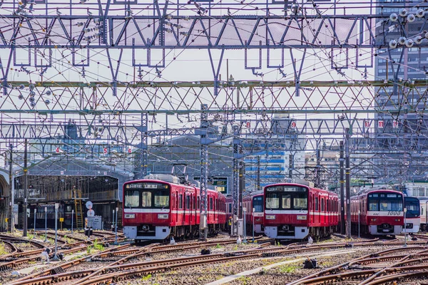Keihin Kyuko Railway Vehicle Kanagawa Yokohama — 스톡 사진