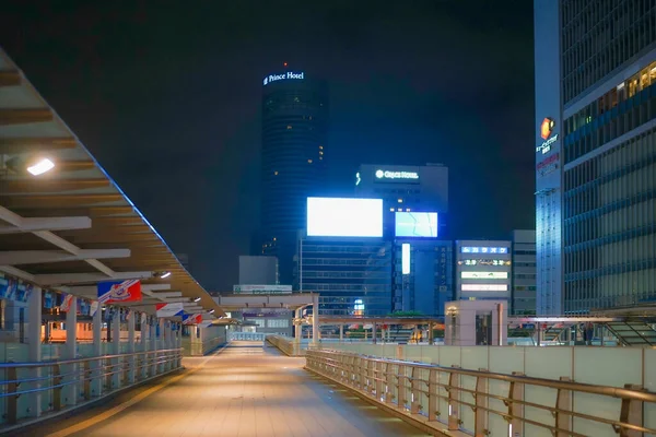 Night view of Shin -Yokohama. Shooting Location: Kohoku -ku, Yokohama