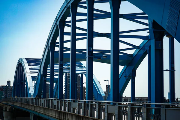 Marukobashi Cielo Azul Ubicación Del Disparo Ota Tokyo —  Fotos de Stock