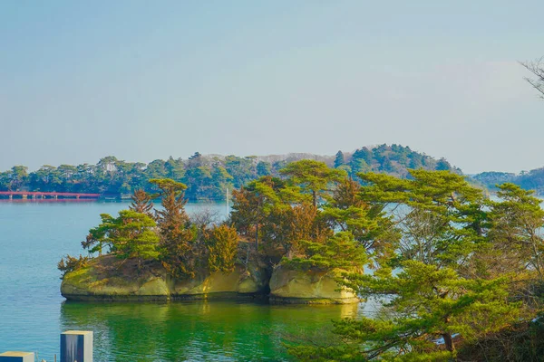 Scenario Matsushima Tre Scenari Del Giappone Ubicazione Delle Riprese Sendai — Foto Stock