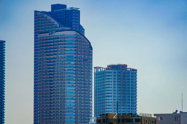 Musashi Kosugi Grupo Apartamentos Torre Ubicación Del Tiroteo Kawasaki City —  Fotos de Stock