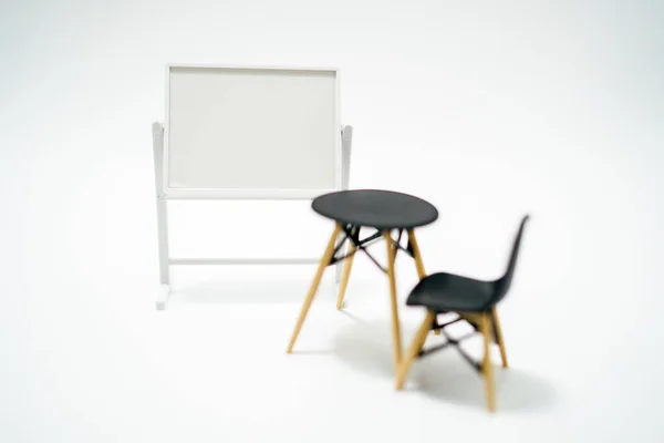 White Board Black Furniture Shooting Location Tsurumi Yokohama — Stock Photo, Image