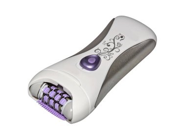 Kadın epilatörü beyaz arkaplanda izole edildi