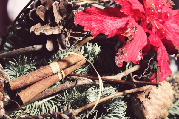 Рождественские палочки с корицей — стоковое фото