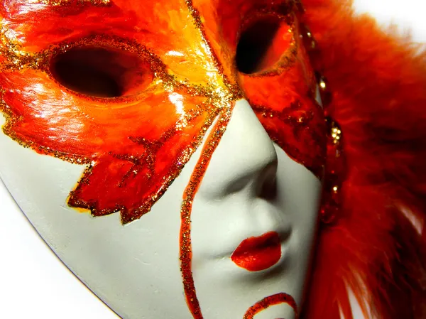 Beautiful masquerade mask isolated — Stock Photo, Image